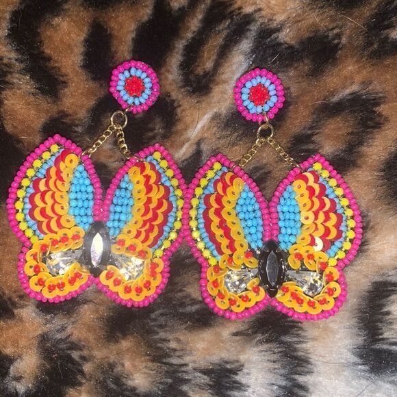 Butterfly Earrings  - Picture 1 of 7